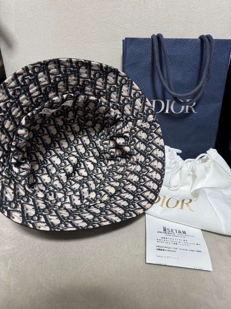 ディオール　Dior バケットハット　TEDDY-D ボブハット