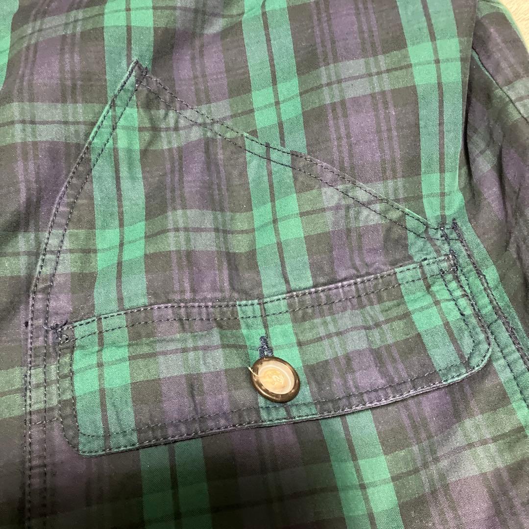 Old Gap ブラックウォッチカバーオール M