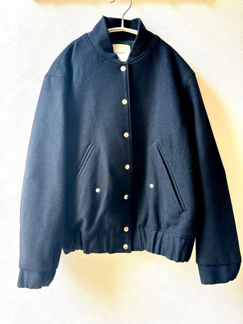 美品　MIDIUMISOLID ミディウミソリッド　スタジャン　ジャケット