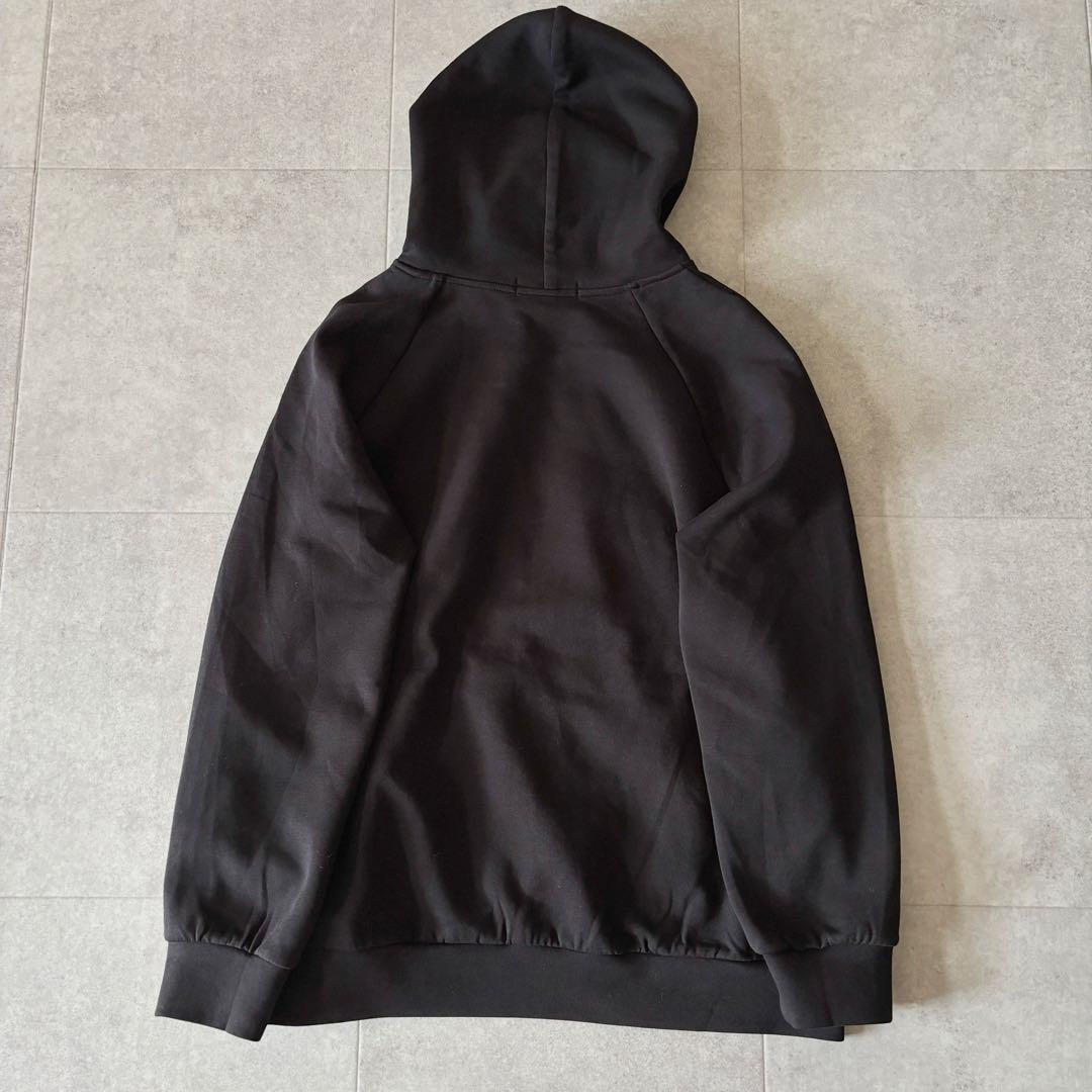 美品✨️インゲボルグ カメリア柄 キルティング切替ラグランパーカー 3 ブラック