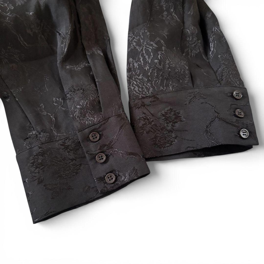 週末限定セール中！ 美品 Ameri サテンジャガード フラワーワンピース