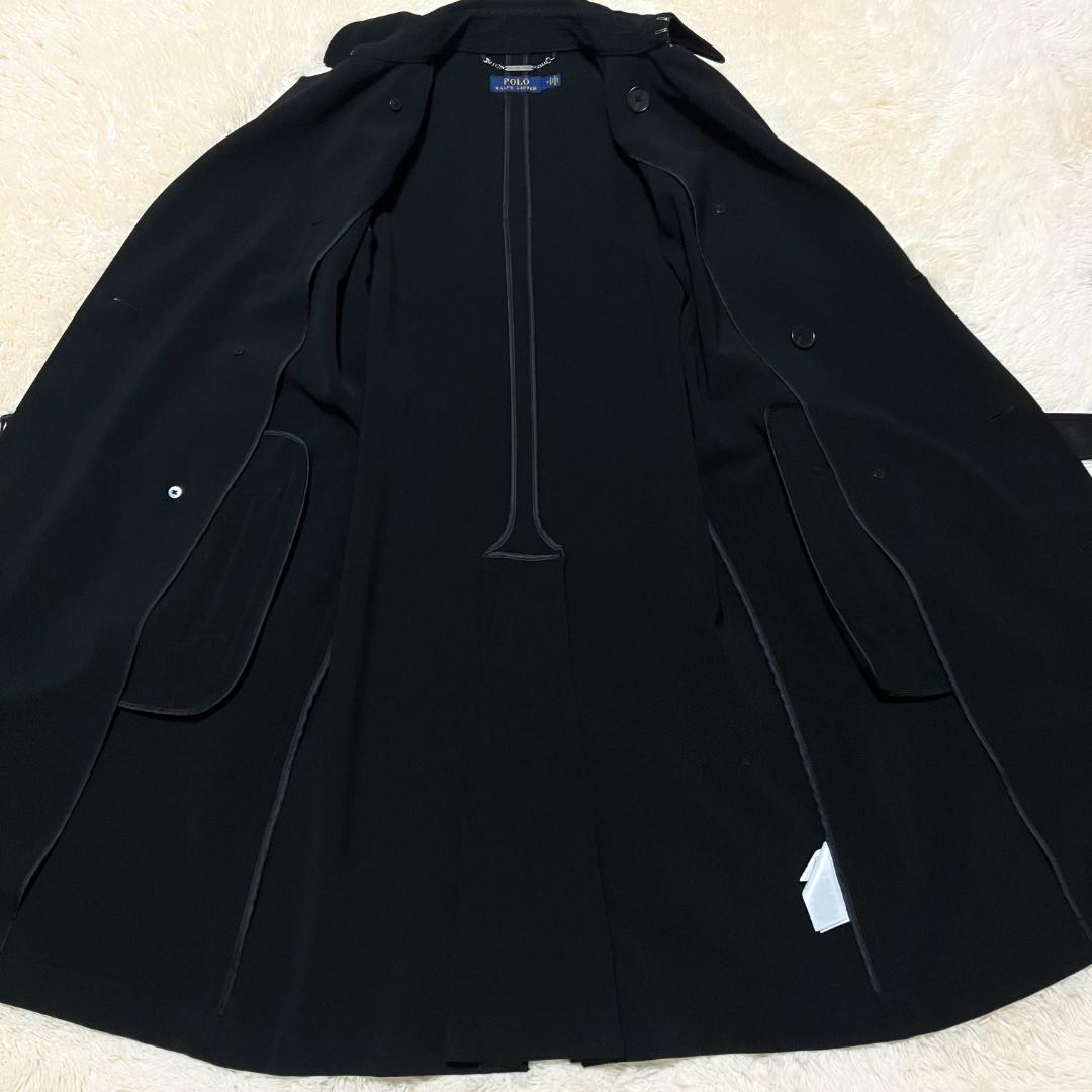 極美品✨ POLO RALPH LAUREN トレンチコート ベルテッド 黒