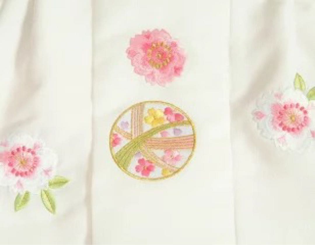 七五三　女の子着物3歳　花柄被布セット　ガールズ753フルセット