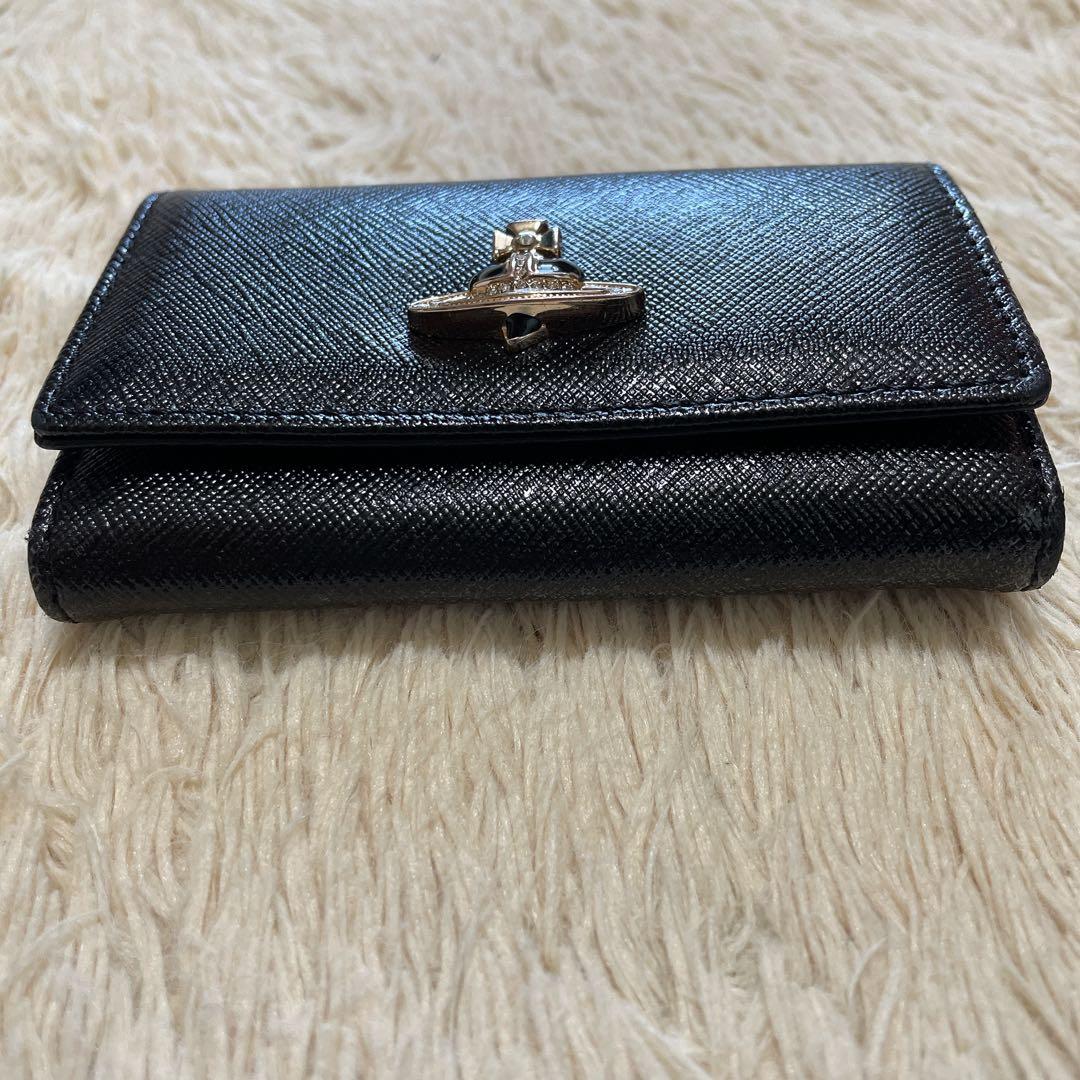 Vivienne Westwood キーケース ブラック ディアマンテ 4連