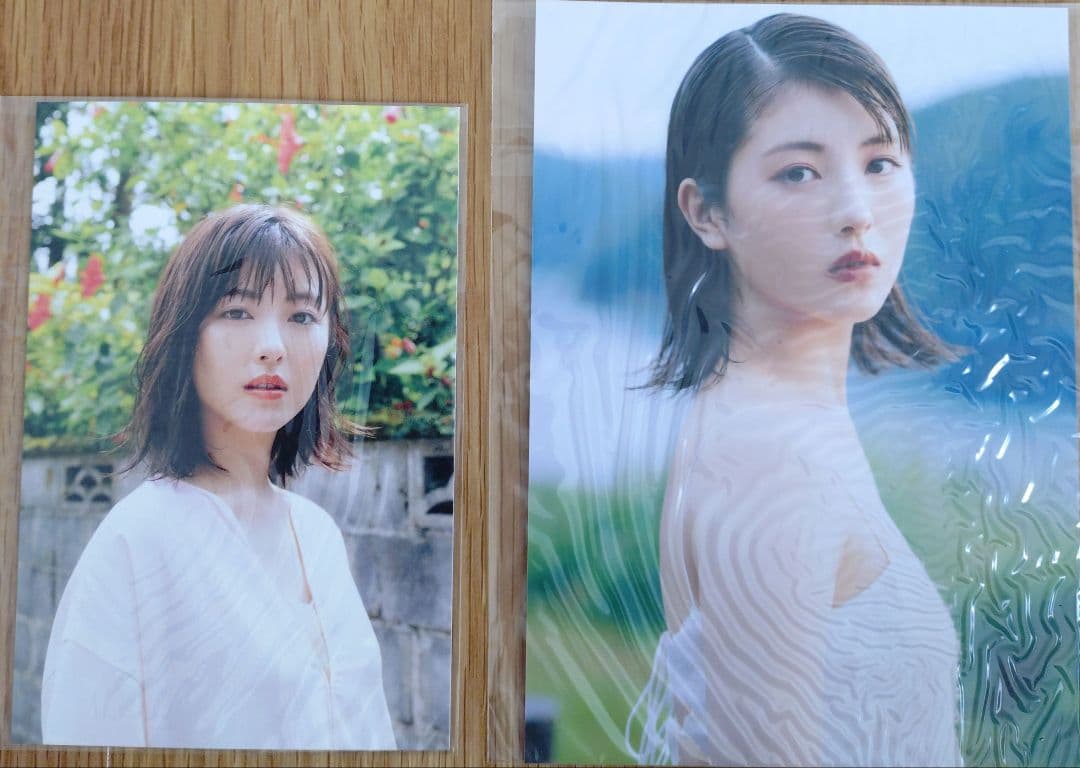 浜辺美波写真集 20 サイン入り ポストカード+生写真付き
