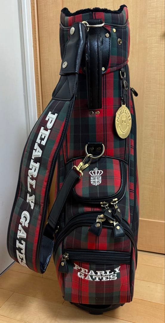 完売★パーリーゲイツ★キャディバッグ★ゴルフ★ゴルフバッグ★レア★チェック柄