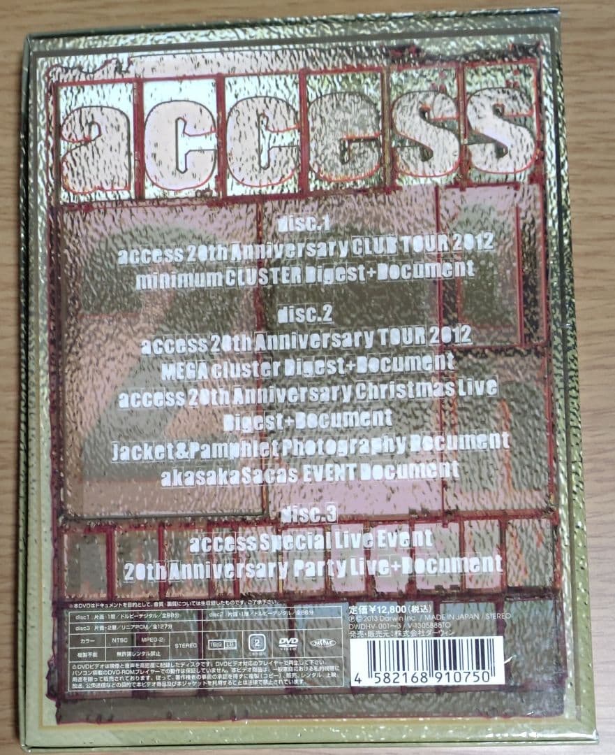 access 20th LIVE DVD 浅倉大介 貴水博之 AXS DA