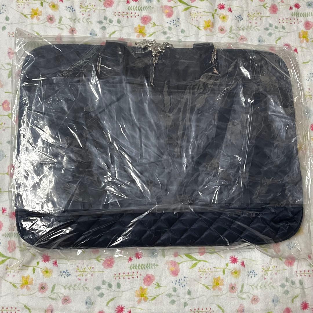 新品 フェイラー ハイジ ブリーフケース ネイビー キルティング バッグ