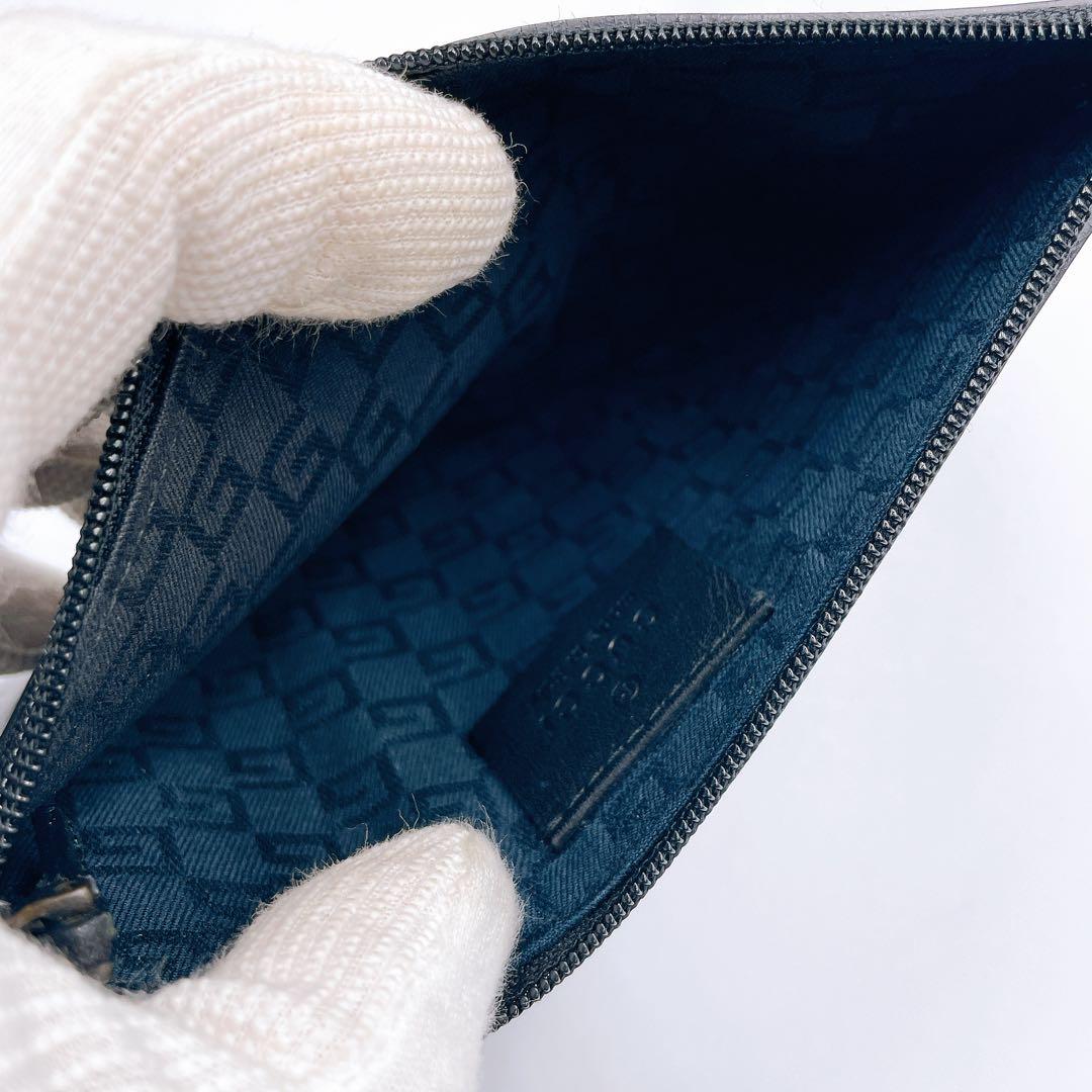 グッチ トートバッグ スウェード レザー ポーチ ベージュ レディース A4収納