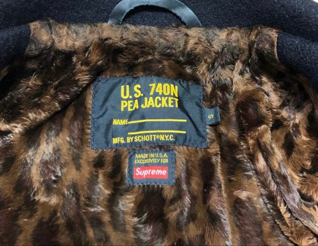 ジャケット・アウター supreme schott leopard pcourt