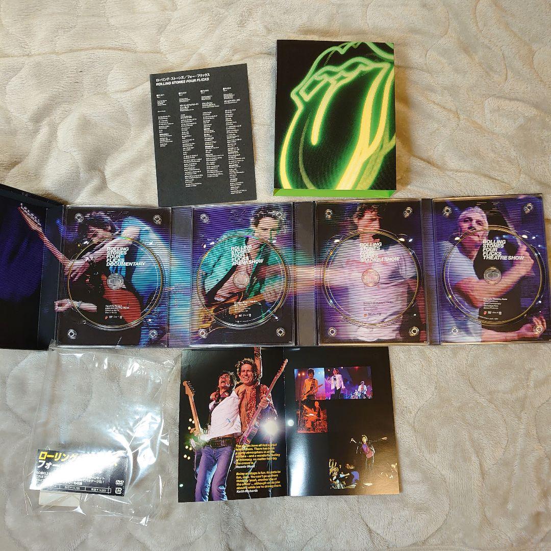 ザ・ローリング・ストーンズ DVD4枚組「フォー・フリックス」【新品未使用】