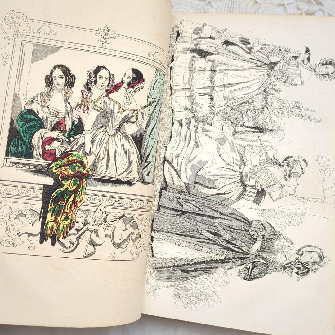 【専用】超稀少1841Godey's アンティーク洋書 絵本 ヴィクトリアン
