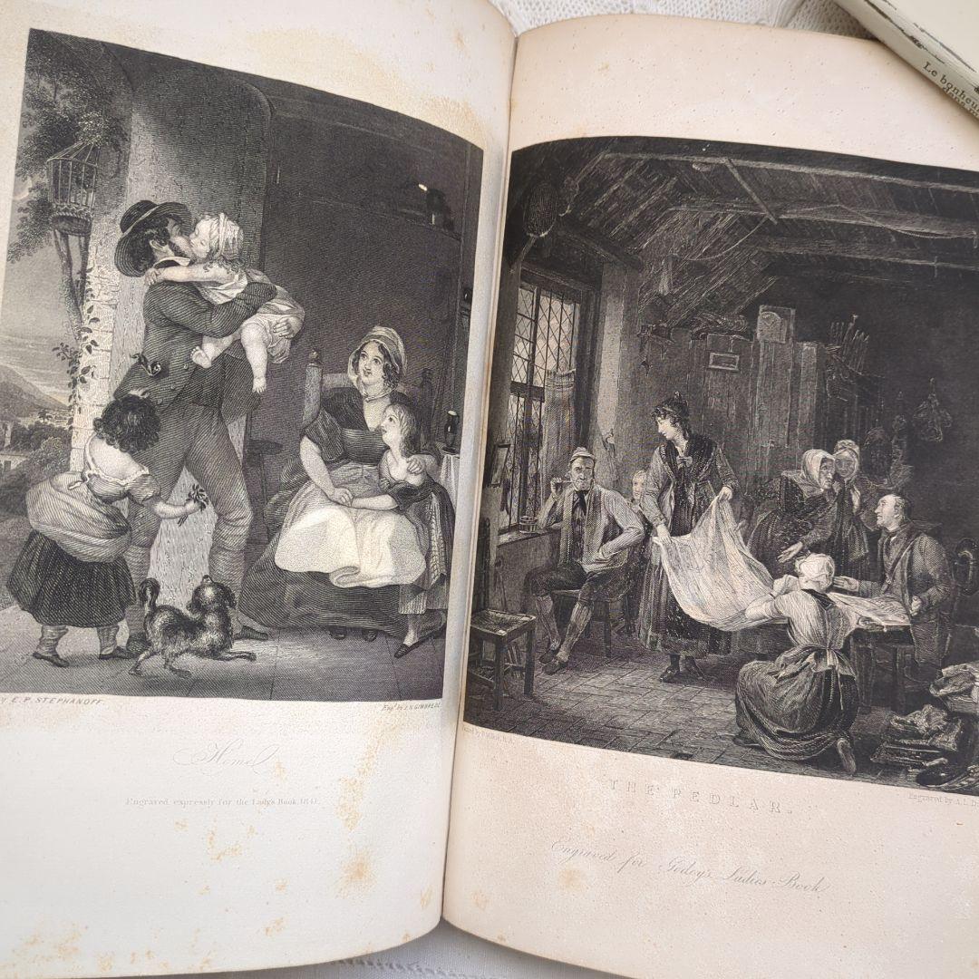 【専用】超稀少1841Godey's アンティーク洋書 絵本 ヴィクトリアン