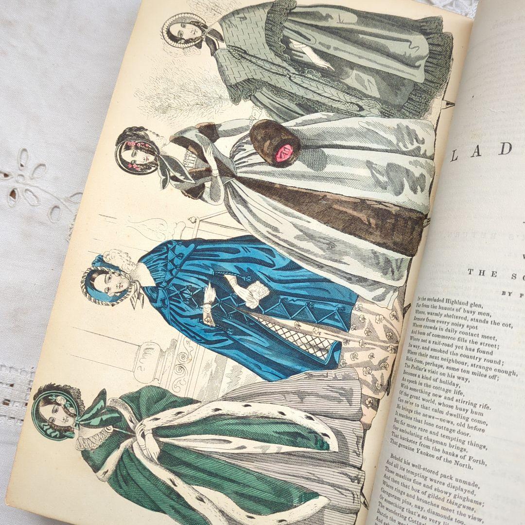 【専用】超稀少1841Godey's アンティーク洋書 絵本 ヴィクトリアン