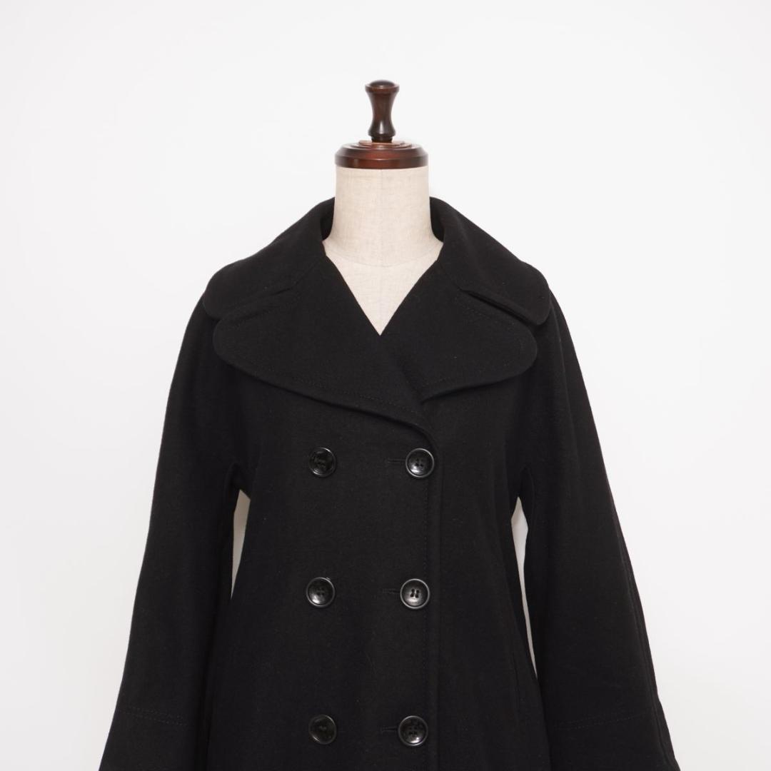 ドルチェ&ガッバーナ ウール混 チェスターコート 黒 サイズ38*JD899