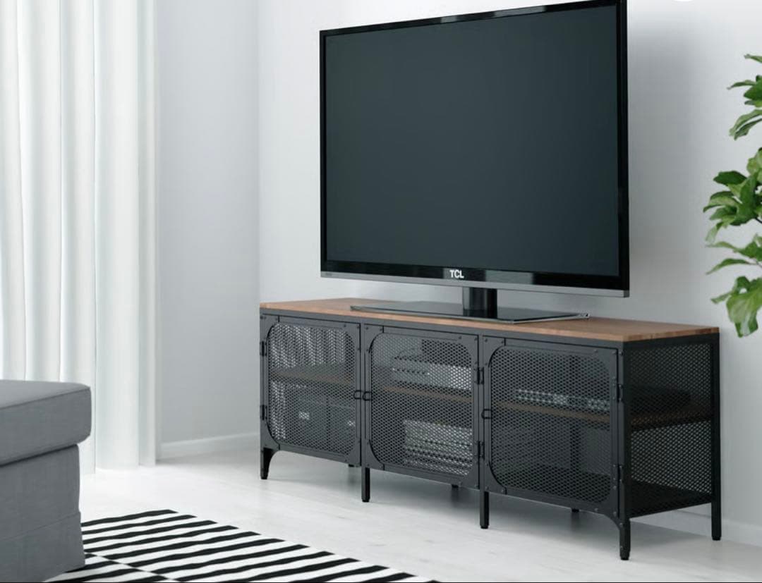 IKEA フィエルボ　テレビ台　ブラック