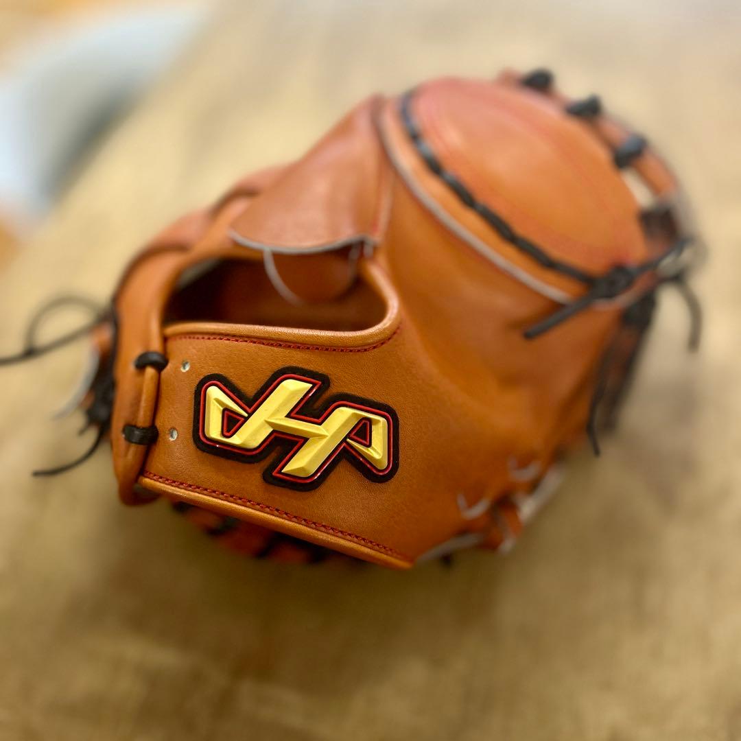 【大特価】ハタケヤマ キャッチャーミット 硬式用 PBW-M02 刺繍なし