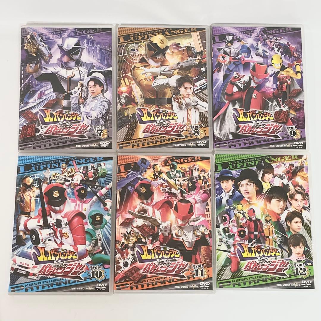 快盗戦隊ルパンレンジャー vs 警察戦隊パトレンジャー DVD 全12巻