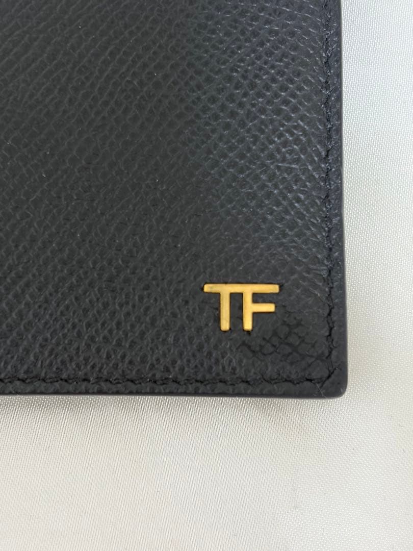 【美品】TOM FORD レザー マネークリップ ブラック