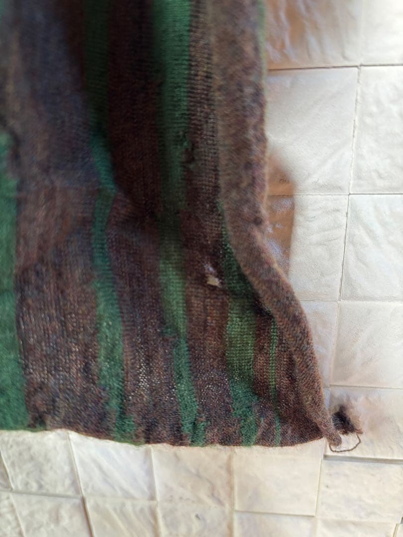 キャピタル KAPITAL 桃太郎柄 ウール ストール　マフラー　大判