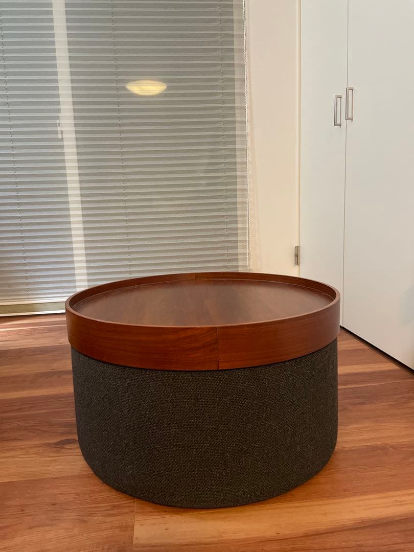 こ*は様 ACTUS アクタス 円形コーヒーテーブル 収納ボックス付き