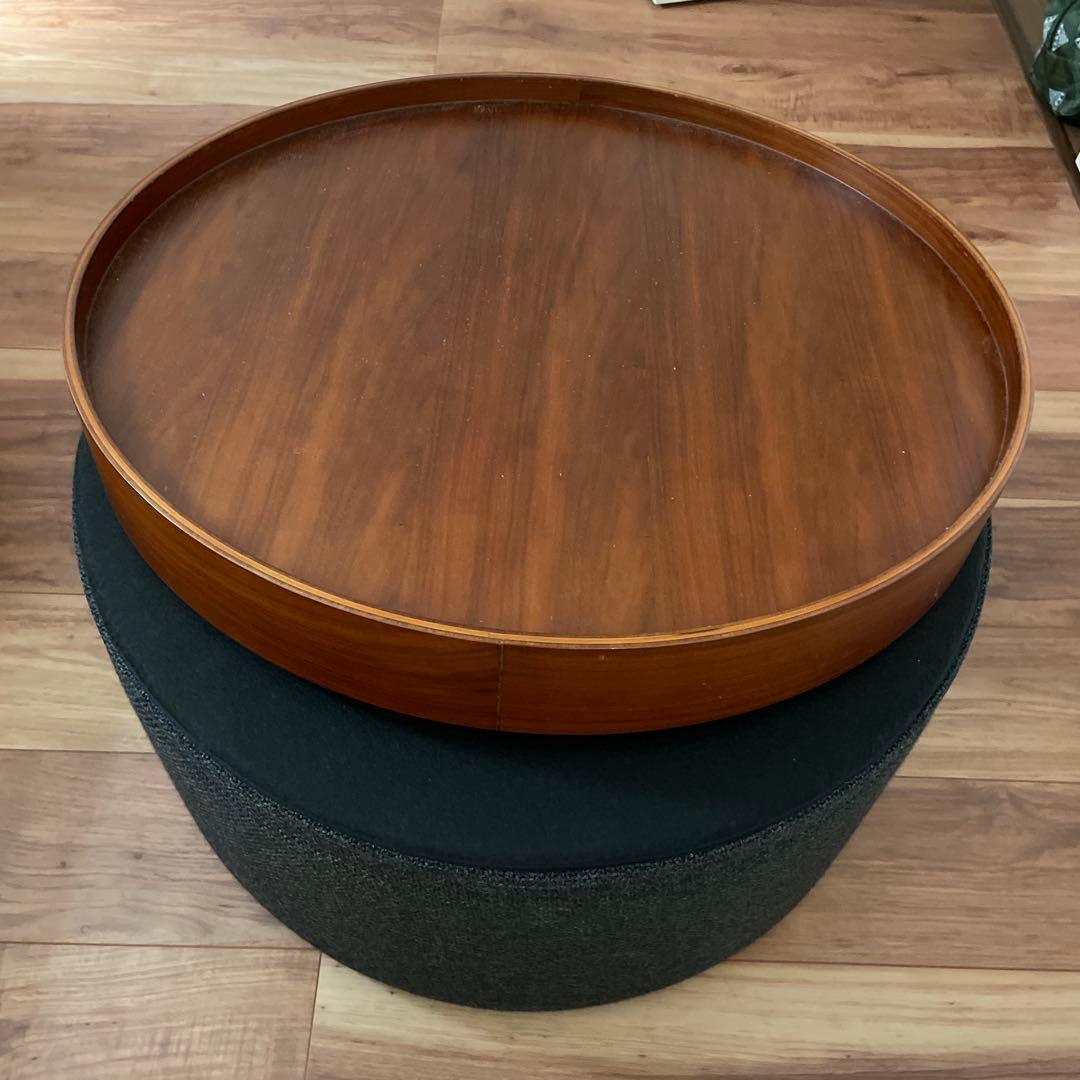 こ*は様 ACTUS アクタス 円形コーヒーテーブル 収納ボックス付き