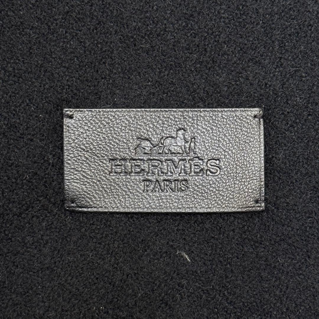 f*o様 【美品】 エルメス マフラー カシミヤ ヤク ブラウン チェック HE