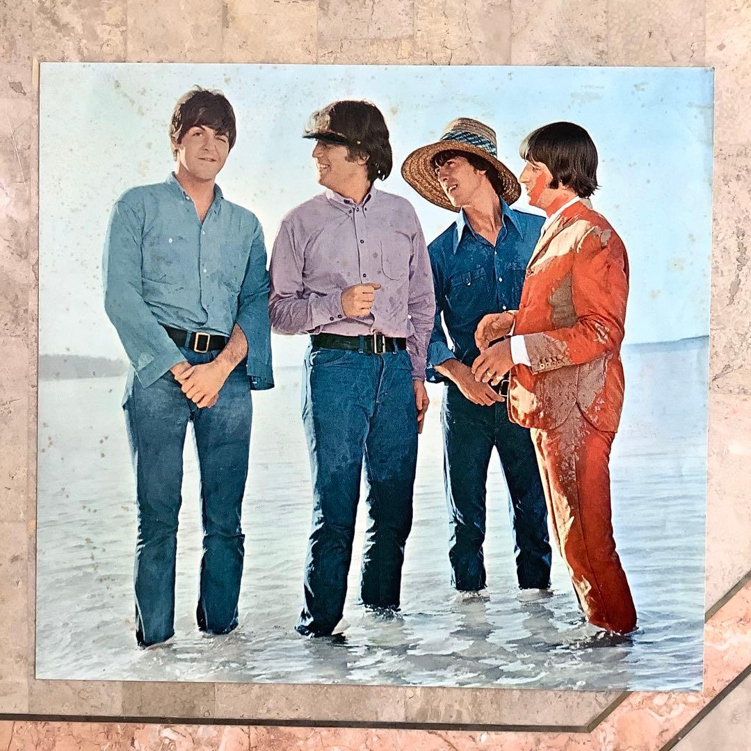 レア! 極美品! 爆音!ビートルズ ヘルプ1965年 初回盤水色帯 オデオン赤盤