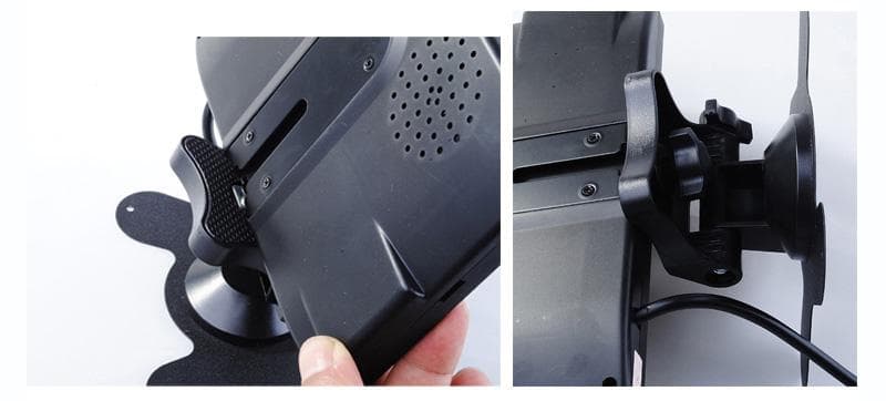 12V/24V兼用広角防水バックカメラ+7インチTFT液晶モニター 一体型セット