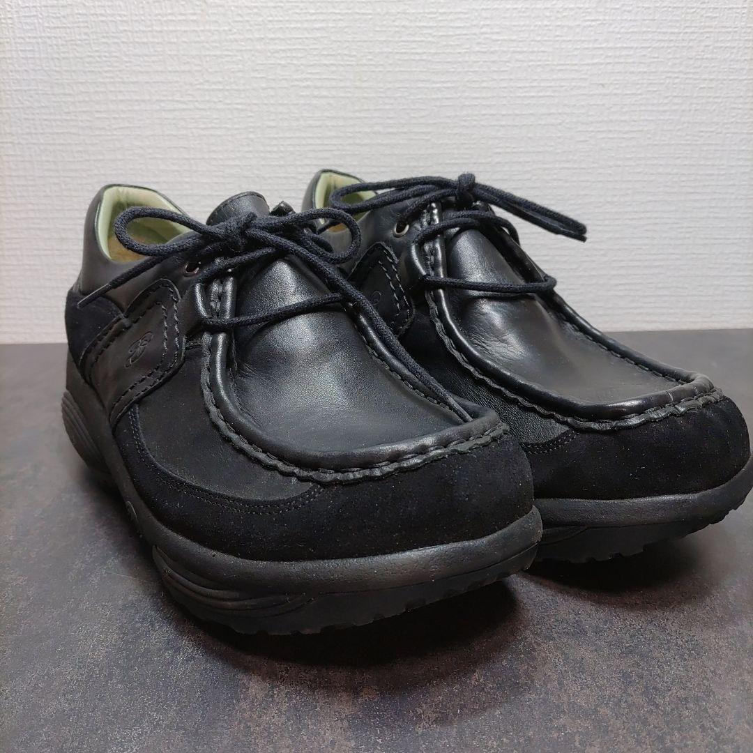 美品　本革 stretchwalker ストレッチウォーカーシューズ 24.5㎝