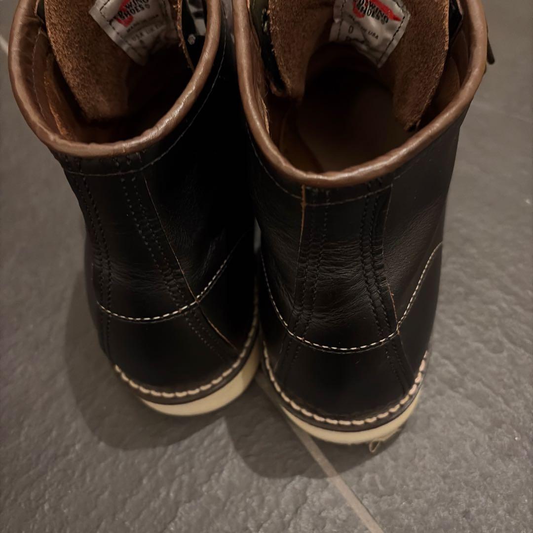 レッドウイング　redwing 8849 6インチモック　ブラック　8/26cm