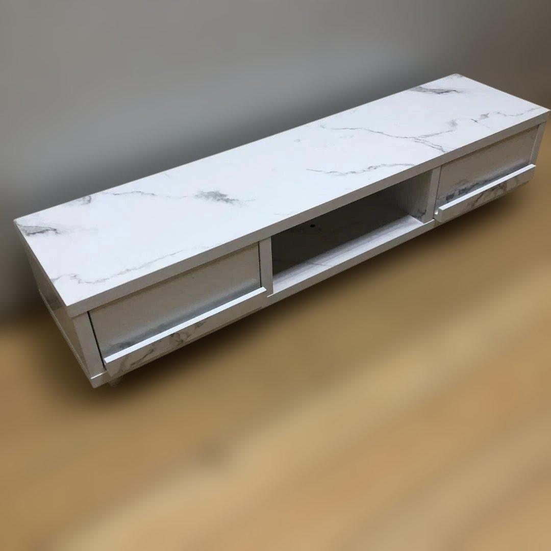 送料無料 大理石調 テレビボード ローボード TV台 88165-5-005