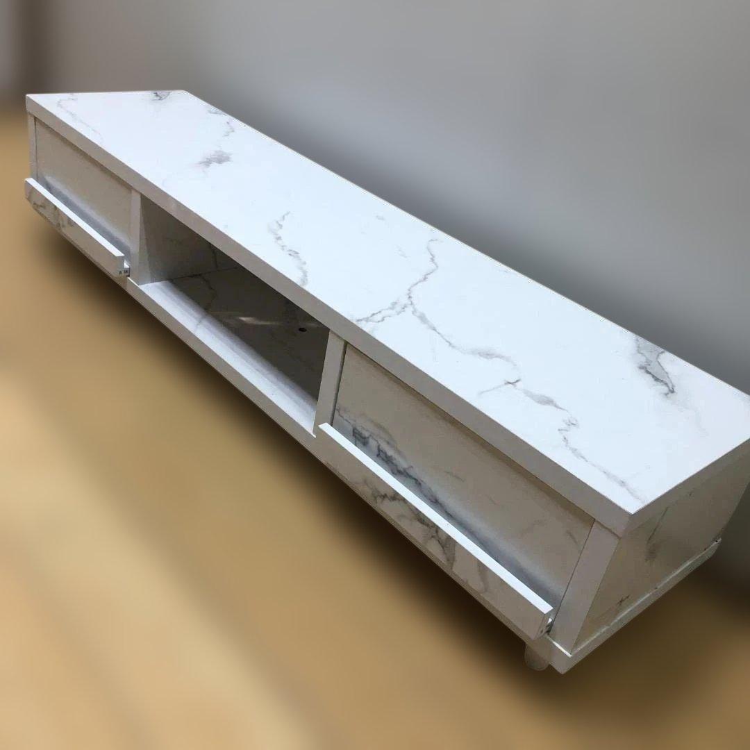 送料無料 大理石調 テレビボード ローボード TV台 88165-5-005