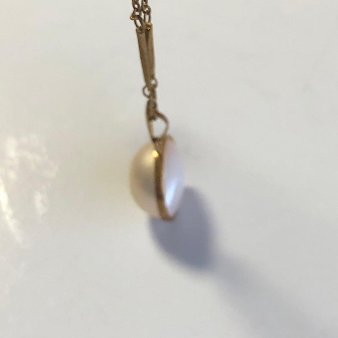 本真珠　ネックレス　大粒　パールネックレス