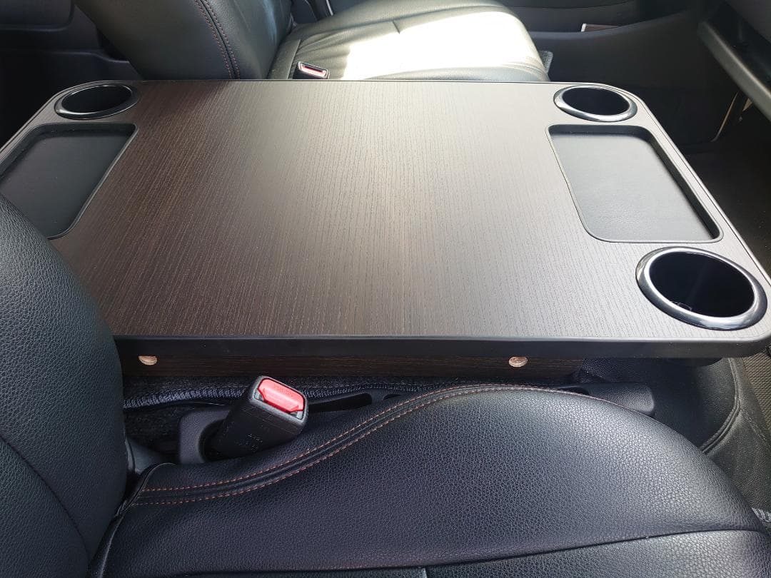 ハイエース ワイド用 フラットテーブル 前後トレイ付き 天板ネジ穴無し 新品