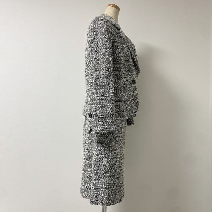 新品タグ付き❤︎訳あり品　J&R ツイードスカートスーツ　F 日本製