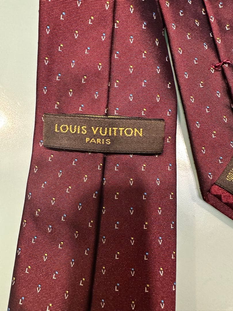 LOUIS VUITTON ルイヴィトン ネクタイ LVロゴ 正規品