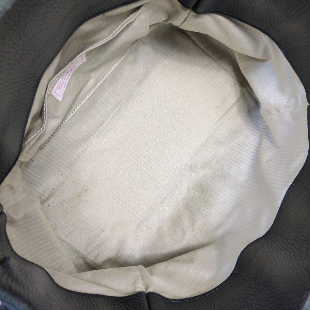 ヤングアンドオルセン エンボス レザー ベルテッド トートバッグ S