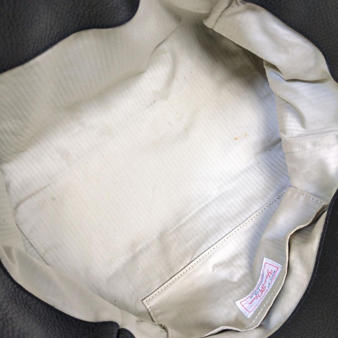 ヤングアンドオルセン エンボス レザー ベルテッド トートバッグ S