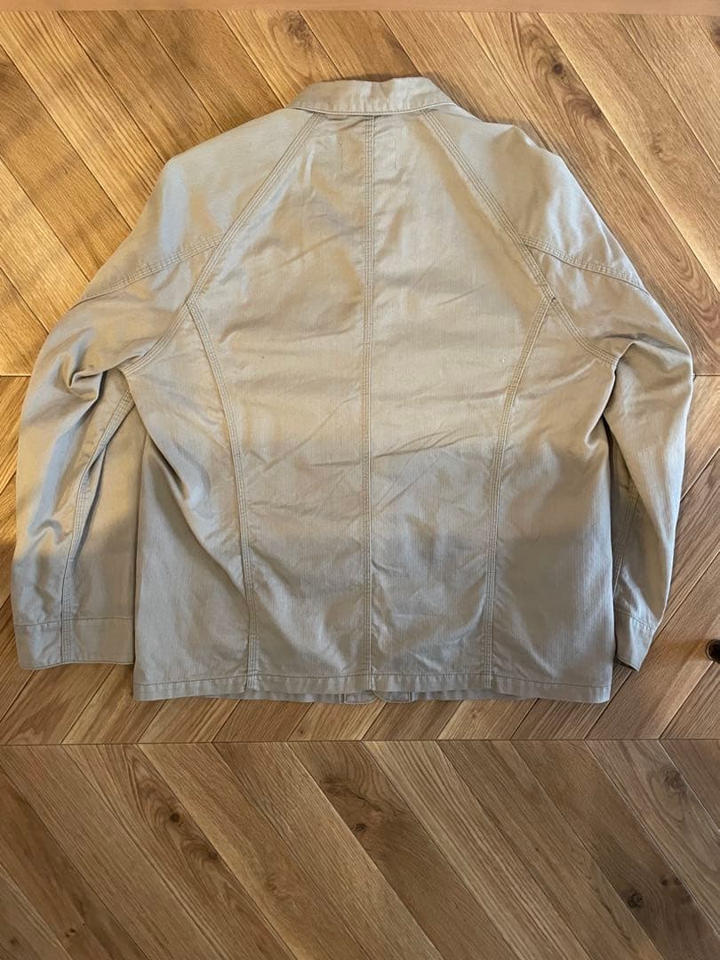 ジャケット・アウター SUGARHILL HERRINGBONE COVERALLS-KHAKI-