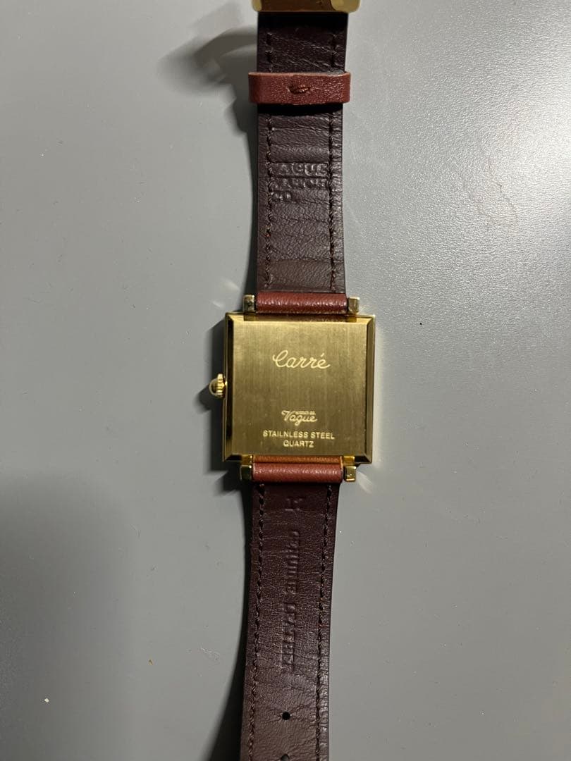 Vague Watch Co ヴォーグウォッチ Carre カレ ホワイト文字盤