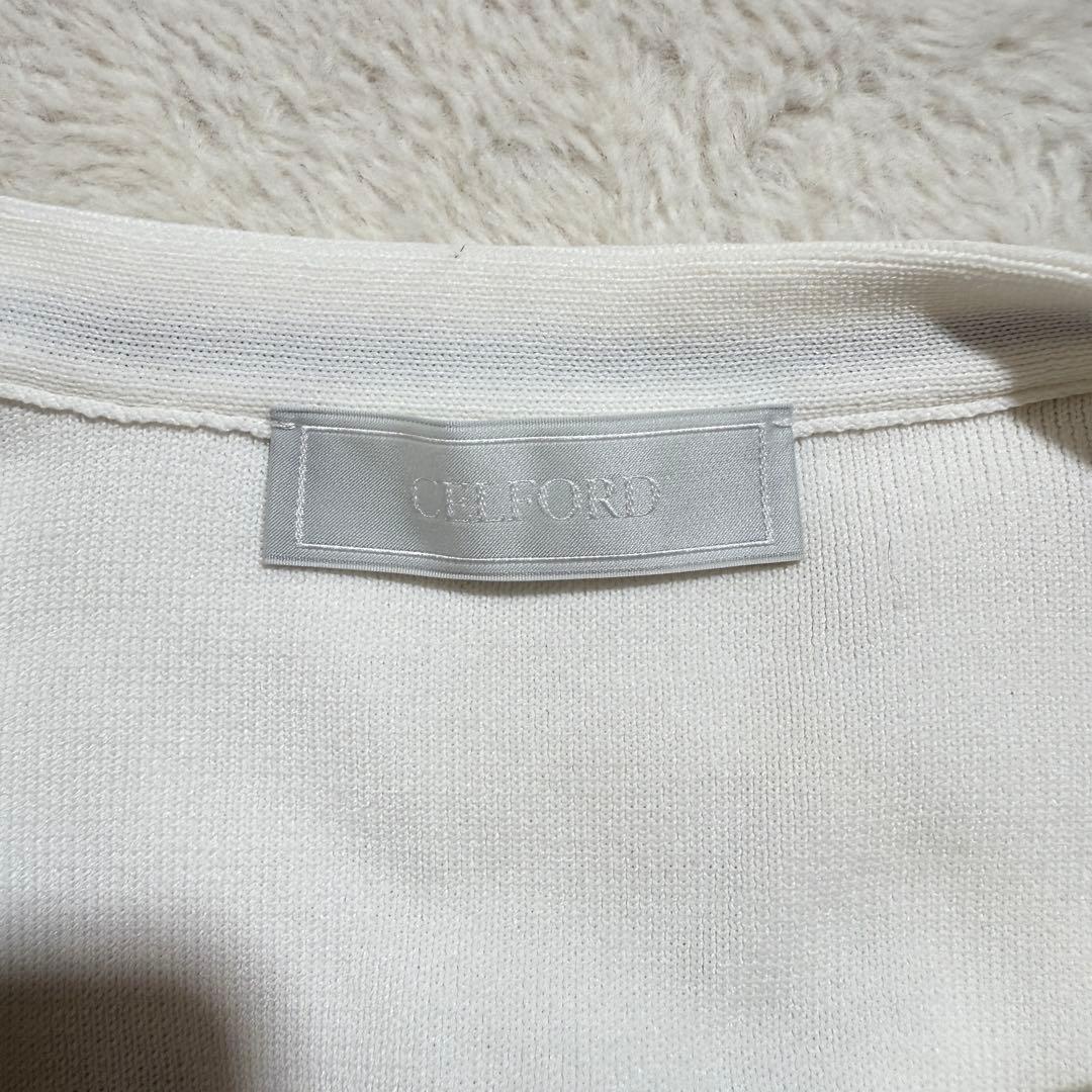 美品　セルフォード ボウタイ　ニットワンピース Aライン　2023年