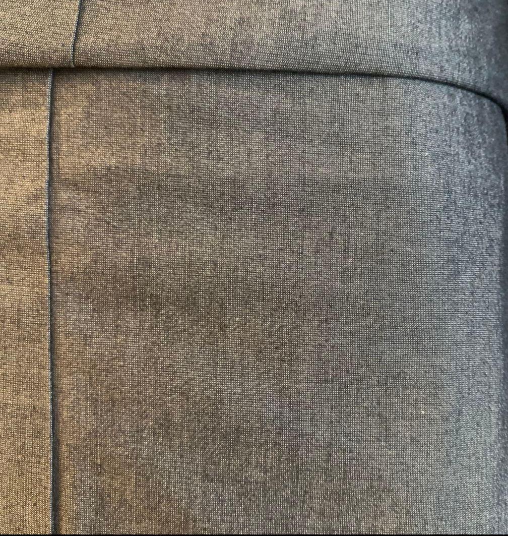 くるり Mサイズ デニム着物　グレーよりのネイビー系