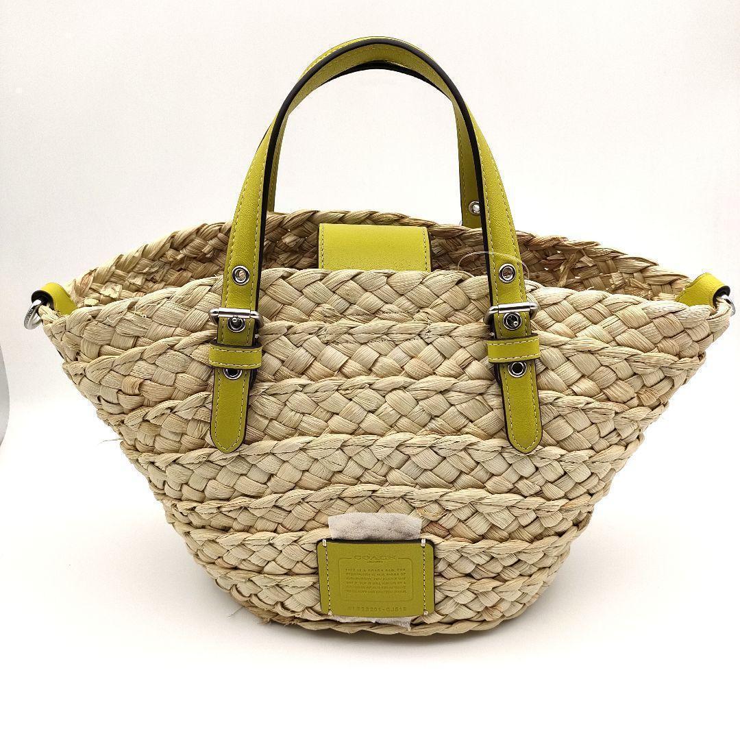 COACH コーチ トートバッグ スモール ストロー 2WAYトート CJ519