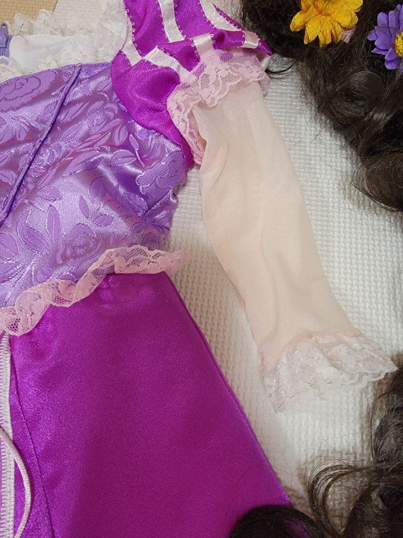 Hacchi、ビディバビディブティック、ラプンツェル風ドレス パープル