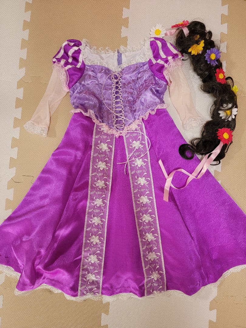 Hacchi、ビディバビディブティック、ラプンツェル風ドレス パープル