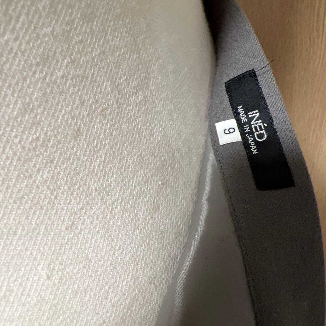 ■INED イネド■美品 ウール100% 上品スーツセットアップ 9号