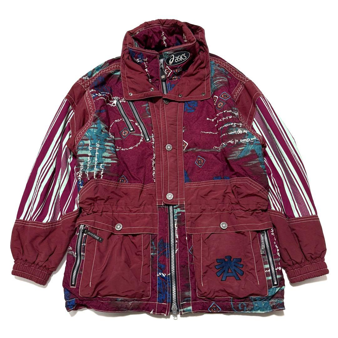ASICS アシックス ヴィンテージ スキーウェア 上下 LL 90s 日本製