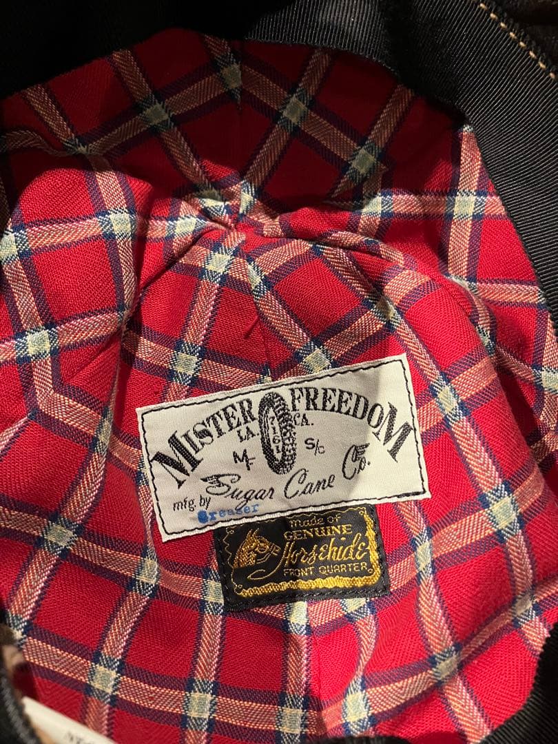 東洋エンター ミスターフリーダム ホースハイド 茶芯 キャスケット キャップ