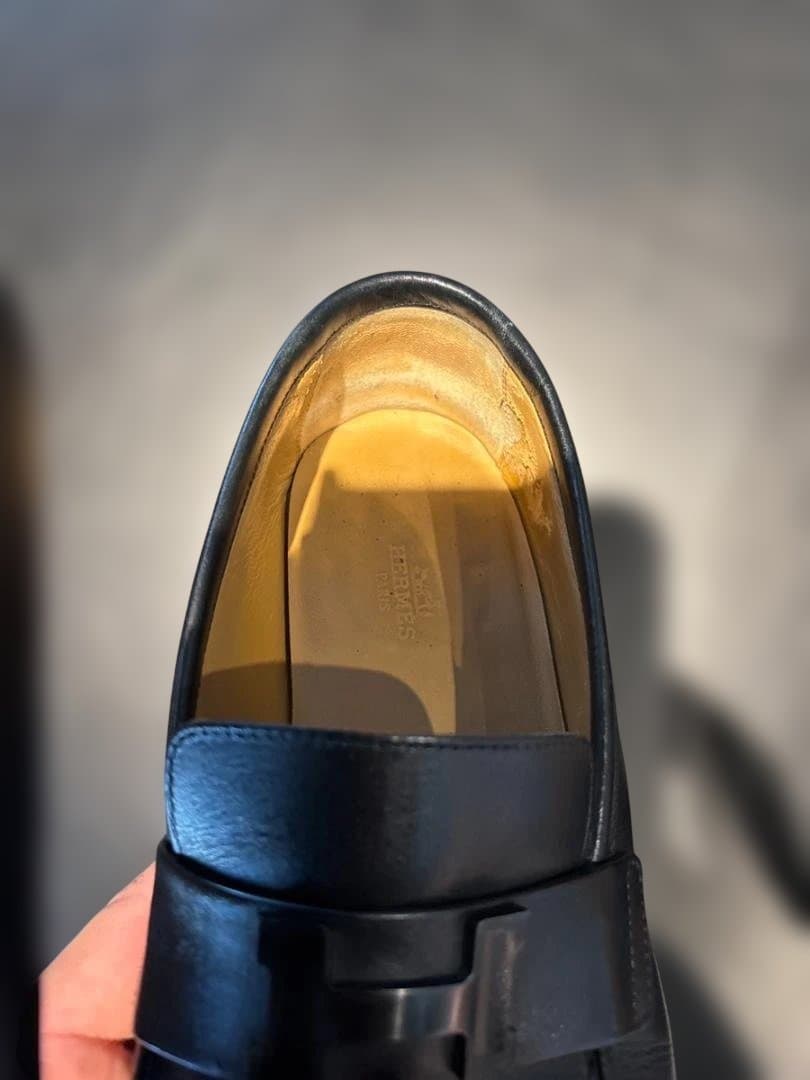 エルメス　HERMES ローファー　革靴　レザー